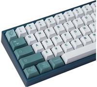 PBT Keycaps 100 Touches Cherry Profile Dye Sublimation Botanical Keycaps pour Disposition ISO/ANSI 61/64/68/87 Gateron MX Commutateurs Clavier mécanique