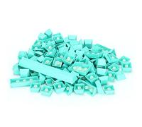 Pbt Keycaps, Design Ergonomique Huile Coloré 108 Touches de Jeu Vidéo Keycap Clavier Keycaps Clavier Mécanique Keycaps pour Clavier Mécanique (Cyan)