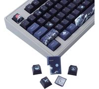Pbt Keycaps,Jomkiz 128 Keys Dye Sublimation Cherry Profile Keycaps With 6.25U Spacebar Keycap Set For Cherry Mx Switches Iso/Ansi Layout Mechanical Keyboards