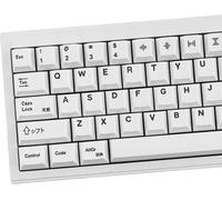 Pbt Lot De 135 Touches Minimalistes Dye-Sub Pour Clavier Mécanique Mx Cherry 60 % 70 % 75 % 100 % Blanc