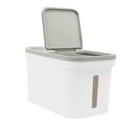 PBTERDTF Conteneur de 10kg pour Riz Grand Récipient de Farine pour Conservation de Cuisine Récipient Hermétique pour Riz Gamelle Avec Tasse de Mesure pour Riz, Farine, Céréales, Nourriture pour Chiens