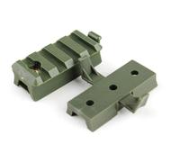 PBTMCD 2 Pièces-Casque Tactique Lampe De Poche Gauche Et Droite Support Coulissant for Casques Rapides Rail Latéral(OD)