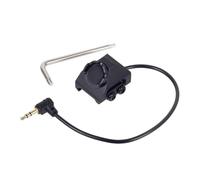 PBTMCD Accessoires for Interrupteur À Pression Bouton-Poussoir Modulaire Métallique Activation Distance, for Montage sur Rail Standard De 20 Mm(3.5mm Plug)