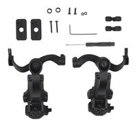 PBTMCD Adaptateur De Rail Casque Multi-Angle Tactique - Support Rotatif À 360° for Casques OPS-Core Arc Et Team We-y(BK)