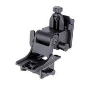 PBTMCD Base De Montage Casque en Alliage D'aluminium Léger, Support Système NVG Universel Queue d'aronde Et Corne PVS-7 PVS-14