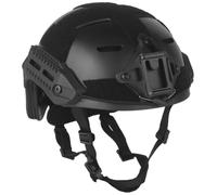 PBTMCD Casque Airsoft Tactique Réglable - Coque ABS Légère avec Système De Rails for Jeu Paintball CS Et Utilisation en Extérieur(B)