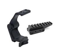 PBTMCD Ensemble De Montage Et Rehausseur Loupe Rabattable FTC en Alliage D'aluminium Léger 2,26 Pouces for Viseurs G33 G45 558 551(Mag)