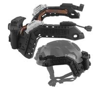 PBTMCD Ensemble De Rails Arc Modulaires for Casque Fast SF avec Fixations Réglables Et Feux Signalisation Double Face(TN)