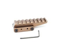 PBTMCD Ensemble Montage Et Rehausseur FTC Flip-Up en Alliage D'aluminium Léger, Axe Optique De 2,26 Pouces for Viseurs G33 G45 558(Sight Mount)