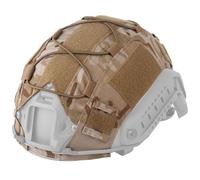PBTMCD Housse De Casque Tactique for Casques Fast - Coque Camouflage en Nylon 800D avec Sangles Élastiques for Jeux Airsoft Paintball CS(H,M)