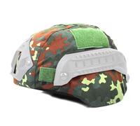 PBTMCD Housse De Casque Tactique Mich 2000, Camouflage À Enfiler avec Panneau Autocollant Boucle, Accessoire en Tissu Silencieux(Color 12)