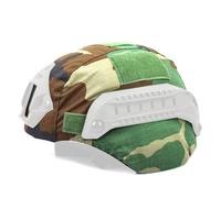 PBTMCD Housse De Casque Tactique Mich 2000, Camouflage À Enfiler avec Panneau Autocollant Boucle, Accessoire en Tissu Silencieux(Color 21)