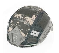 PBTMCD Housse Tactique for Casques Fast PJ/BJ/MH - Toile Camouflage Multi-matière avec Panneaux Auto-agrippants(Style8)