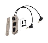 PBTMCD Interrupteur À Double Pression Distance avec Commande 3 Boutons for Lampes Torches PEQ15 M300 M600(3.5+3.5 Plug)