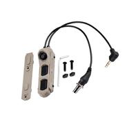 PBTMCD Interrupteur À Double Pression Distance avec Commande 3 Boutons for Lampes Torches PEQ15 M300 M600(SF+3.5 Plug)