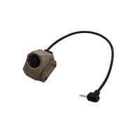 PBTMCD Interrupteur À Pression Modulaire Distance, Interrupteur Simple for Lampe Torche, Compatible avec Rail De 20 Mm(2.5 Plug)