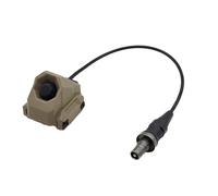 PBTMCD Interrupteur À Pression Modulaire Distance, Interrupteur Simple for Lampe Torche, Compatible avec Rail De 20 Mm(SF Plug)