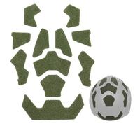 PBTMCD Kit De Patchs À Crochets Et Boucles for Casque Tactique, Lot 2 - Ensemble Fixations Adhésives Universelles for Casques Fast Mich ACH(Green)