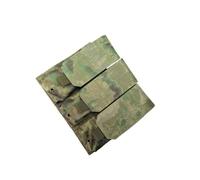 PBTMCD Lot De 2 Pochettes Triples for Chargeur, Support Munitions Compatible Molle for AK/M.4 5.56/.223, Nylon Haute Densité, Équipement Rechargement Rapide Hydrofuge(A-TACS FG)