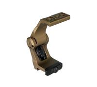 PBTMCD Loupe Rabattable FTC, Montage Et Rehausseur en Alliage D'aluminium Léger, 2,26 Ou,91 Pouces for Viseur(2.26" Universal Mount Tan)