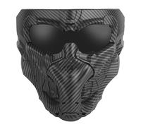 PBTMCD Masque Tactique De Paintball avec Armure Magnétique - Conception Crâne Réglable Et Résistante Aux Chocs for Airsoft, Halloween Cosplay(Carbon Fiber)