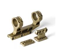 PBTMCD Montage Tactique Cantilever for Lunette De Visée, Anneaux 30 Mm, Hauteur 49 (1,93"), Déport 35°, Compatible avec Les Plateformes RMR/T1/T2 Et Embase Picatinny(Tan)