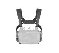 PBTMCD Pack De Poitrine Tactique Étendu - Gilet Molle Léger Découpé Au Laser avec Système Panneau Avant Modulaire(WG)