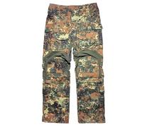 PBTMCD Pantalon De Combat Tactique G3 - Multi-Camouflage avec Coupe Réglable Et Poches for Genouillères(German Flecktarn,L)