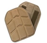 PBTMCD Paquet De 2 Coussinets D'insertion en Mousse EVA - Rembourrage Léger Et Respirant for Équipement Tactique avec Absorption des Chocs Ajustement Personnalisé(Brown)