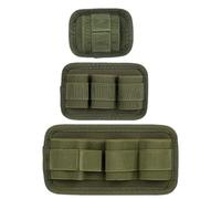 PBTMCD Paquet De 3 Patchs D'organisation Élastiques EDC - Insert Modulaire en Nylon 800D avec Fixation par Crochet for Outils, Magazines Et Équipements(Green)