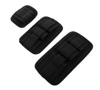 PBTMCD Paquet De 3 Patchs D'organisation Élastiques EDC - Insert Modulaire en Nylon 800D avec Fixation par Crochet for Outils, Magazines Et Équipements(Black)