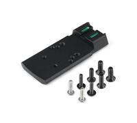 PBTMCD Plaque De Montage Métallique SIG P320 SP2022 avec Adaptateur Fibre Optique Vert - Vis R/M/R-Spec