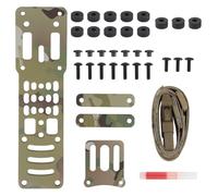 PBTMCD Plaque de Support Jambe réglable en Aluminium - Inclinaison 20° et contrôle la Hauteur for Les systèmes QLS MLS ELS RTI(CP)