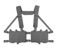 PBTMCD Plate-Forme De Poitrine Tactique Modulaire À Façade Divisée - Plaque Molle Autonome avec Rangement for Magazines Multi-largeurs(Wg)