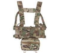 PBTMCD Plate-Forme De Poitrine Tactique Modulaire avec Triple Pochettes Magnétiques 5,56 Et Doubles 9 Mm - Conception À Dégagement Rapide(CP)