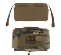 PBTMCD Pochette De Traumatologie Compacte - Kit Médical IFAK À Traction Rapide avec Organisateur Intérieur Modulaire Et Compatibilité Molle(MC)