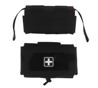 PBTMCD Pochette De Traumatologie Compacte - Kit Médical IFAK À Traction Rapide avec Organisateur Intérieur Modulaire Et Compatibilité Molle(BK)