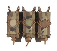 PBTMCD Pochette for Chargeur Triple 9 Mm - Porte-Chargeur Tactique Molle Ouvert sur Le Dessus for Chargeurs(CP)