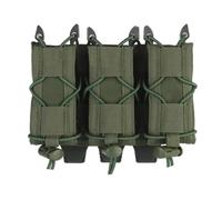 PBTMCD Pochette for Chargeur Triple 9 Mm - Porte-Chargeur Tactique Molle Ouvert sur Le Dessus for Chargeurs(RG)