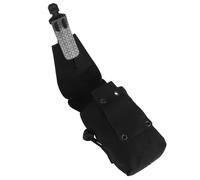 PBTMCD Pochette Radio Molle Multifonctionnelle avec Couvercle Amovible - Talkie-walkie À Dégagement Rapide Et Porte-Outils(BK)