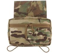 PBTMCD Pochette Tactique avec Boucles De Batterie Et Poche Zippée - Sac Utilitaire À Montage sur La Poitrine Ou Taille, Pack Fonctions D'entraînement(CP)