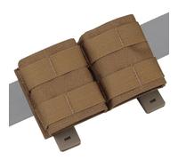 PBTMCD Pochette Tactique Double for Magazines 5,56 - Porte-Chargeur Molle À Rechargement Rapide avec Conception Éjection par Torsion for CS Airsoft(CB)