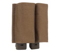 PBTMCD Pochette Tactique Double for Magazines De 9 Mm - Porte-Chargeur Molle Ouvert avec Insert Rétention Et Clip Malveillant(CB)