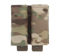 PBTMCD Pochette Tactique Double for Magazines De 9 Mm - Porte-Chargeur Molle Ouvert avec Insert Rétention Et Clip Malveillant(CP)