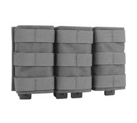 PBTMCD Pochette Tactique Triple 5.56 Fast Mag - Porte-revues Molle À Dessus Ouvert for Un Rechargement Rapide(WG)