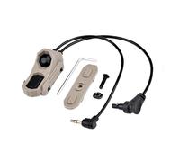 PBTMCD Pressostat D'activation À Distance Bouton Double Fil Modulaire Tactique, for Rail De 20 Mm Et Système M&K(3.5+Crane Plug DE)