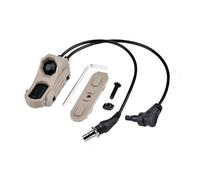 PBTMCD Pressostat D'activation À Distance Bouton Double Fil Modulaire Tactique, for Rail De 20mm Et Système M/K((SF+Crane Plug Sand))