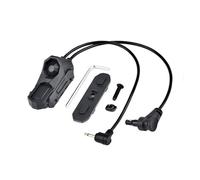 PBTMCD Pressostat D'activation À Distance Bouton Double Fil Modulaire Tactique, for Rail De 20mm Et Système M/K((2.5+Crane Plug BK))