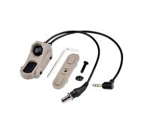 PBTMCD Pressostat D'activation À Distance Bouton Double Fil Modulaire Tactique, for Rail De 20mm Et Système M/K((SF+3.5 Plug Sand))
