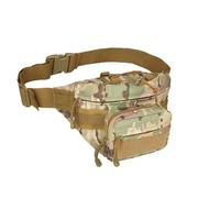 PBTMCD Sac De Taille Tactique - Équipement Course Hydrofuge avec Boucle Autocollante for Badges, Sac Banane Durable for Sports Plein Air for L'entraînement Et La Randonnée(CP)